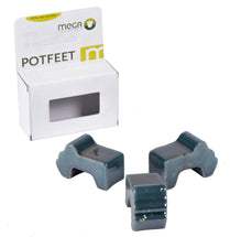 Glazed Potfeet Celadon Box of 3PCS