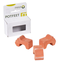 Whitewash Potfeet Box of 3PCS