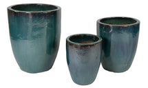Glazed Egg Vase Celadon S3 D35/54H44/67