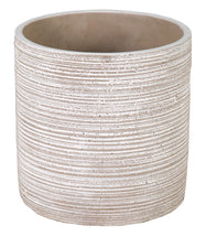 Ciao Lines Cylinder Pot Grey D21H21.5