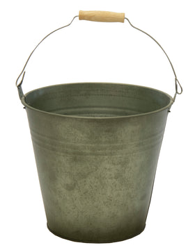 Zinc Vintage Green Bucket 2 Litres D16H14
