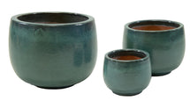 Glazed Pot Bowl Moss Green S3 D27/53H18/38