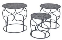 Mozart Side Table Round S3 Grey D30/40H30/40
