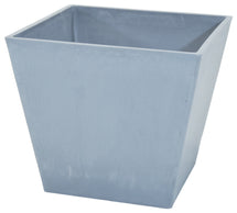 Ecostone Square Pot Wide Grey W30H26