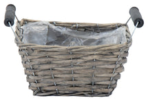 Darling Basket Rectangular Grey L19W13H10