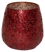 Strass Glass Cauldron Red D 9.5H9