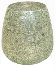 Strass Glass Cauldron Green D12H12.5