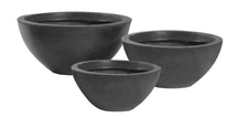 Clayfibre Bowl Low anthra S3 D28/45H11.5/20